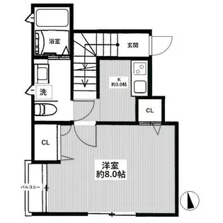 フレックス駒場【2階】の間取り