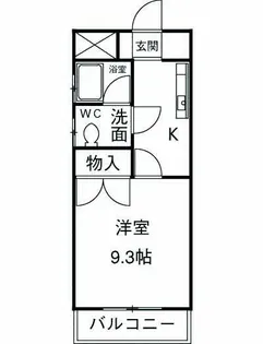 東豊マンション馬橋【2階】の間取り