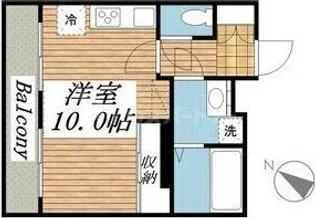 メゾン・ド・ヴィレ千駄木【11階】の間取り