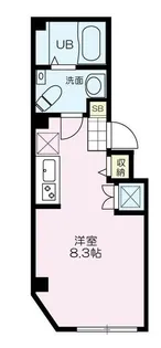 東京都台東区入谷1【マンション】の間取り
