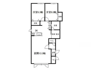 クレアージュ【2階】の間取り