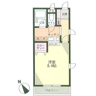 神奈川県横浜市港北区大倉山3【マンション】の間取り
