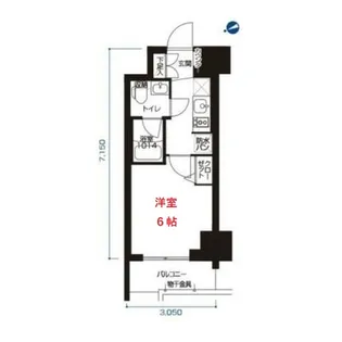東京都品川区南大井6【マンション】の間取り