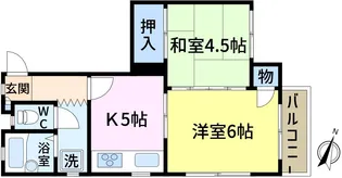 コーポアオイ【1階】の間取り