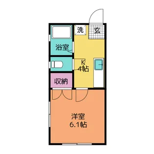 ファースト・シティ【1階】の間取り
