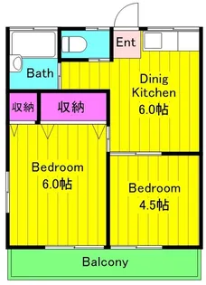 第2サクラハイツ【1階】の間取り