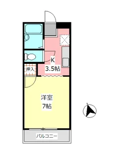 ハイツアルメリア【2階】の間取り