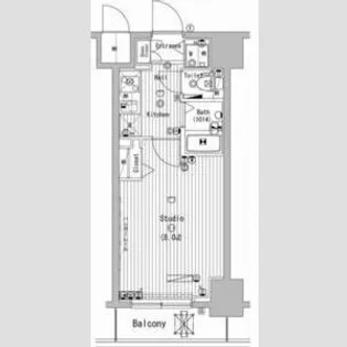 グランド・ガーラ横濱万世町【3階】の間取り