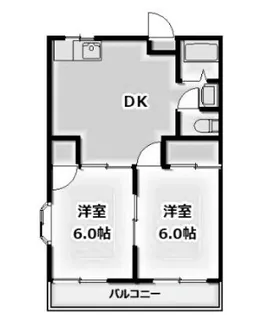メゾンリブラ【2階】の間取り
