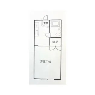 コーポ王子【1階】の間取り