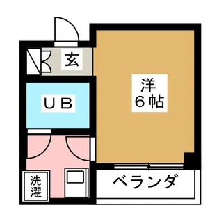ヒルサイド神楽坂【4階】の間取り