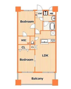 サンハイム鶴見【3階】の間取り