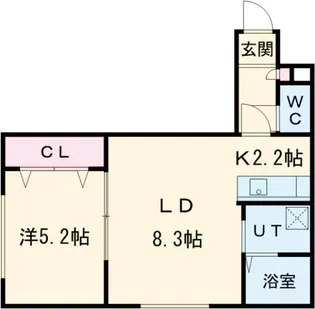 ROSA BLANCA(ロサ ブランカ)【1階】の間取り