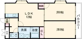 エクセラン【2階】の間取り