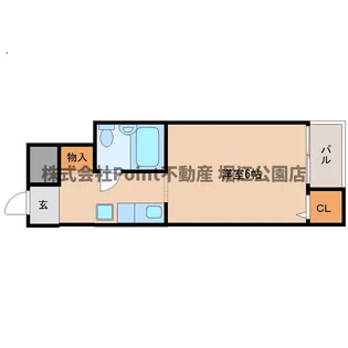 シティハイツスミ【3階】の間取り