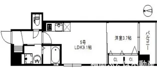 Modern Palazzo 姪浜North【3階】の間取り