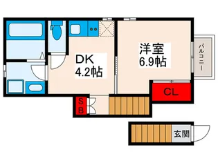 仮)T・Kハウス【2階】の間取り