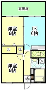 サンホワイトB214【1階】の間取り