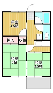ヒカリハイム【1階】の間取り