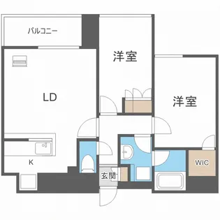 グランカーサ裏参道【8階】の間取り