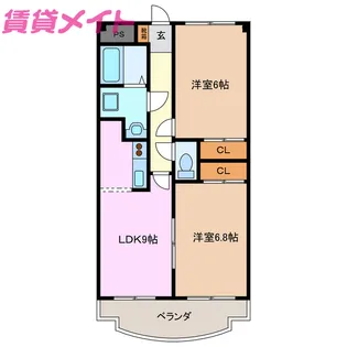 ラヴィトピア【3階】の間取り