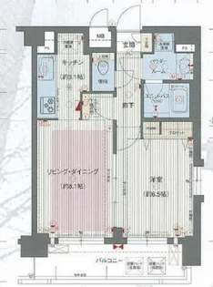プレサンス名古屋STATIONアブソリュート【14階】の間取り