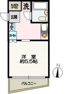 クリオ妙蓮寺弐番館【3階】の間取り