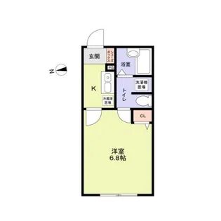 イニッツィオ永田南【3階】の間取り