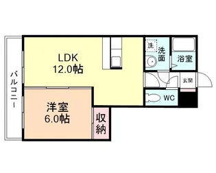 サンライトイン砺波【1階】の間取り