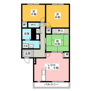 アミティ21【2階】の間取り