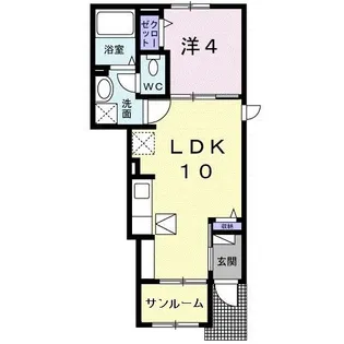 ネグリルI【1階】の間取り