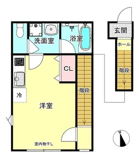 ティサージュ屋形【2階】の間取り
