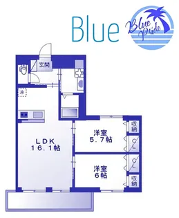 ディアパレス宮の前【2階】の間取り