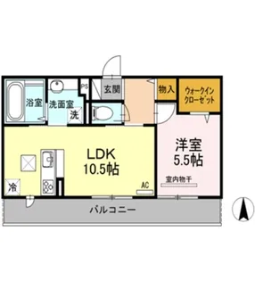アヴァンス II【1階】の間取り