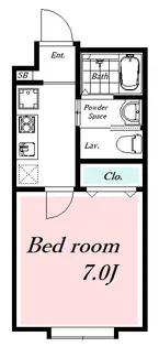 LANDS梅島【1階】の間取り