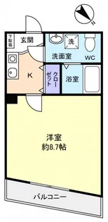 ビラビスタ津田沼【3階】の間取り