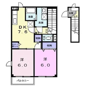 セラ・エトワールII【2階】の間取り