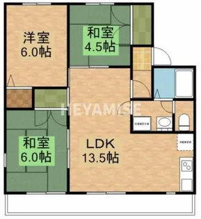 セジュールタテダB【1階】の間取り