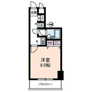 ライオンズマンション北千住第2【3階】の間取り