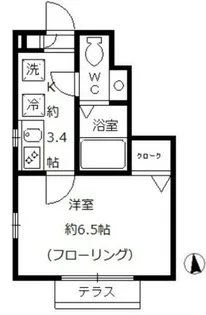 パーム阿佐ヶ谷【1階】の間取り