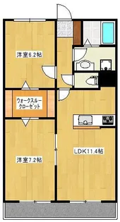 クロノス31田井島【9階】の間取り