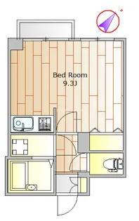 クレッセント倶楽部用賀【3階】の間取り