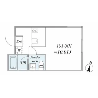 trias311(トリアスサンイチイチ)【1階】の間取り