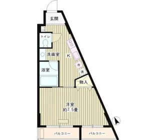 メゾン武蔵野【7階】の間取り