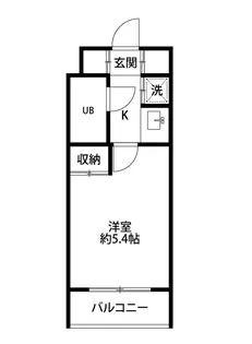 ジョイフル菊名【5階】の間取り