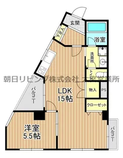 日建プリムローズ常盤第3【4階】の間取り