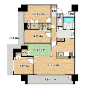 ハイク守山駅前【2階】の間取り