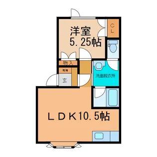 ライフマンション【2階】の間取り