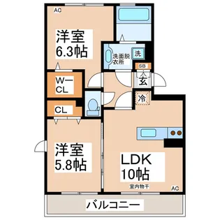 さくらめんと【1階】の間取り