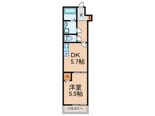 ハウスアイ曽根【1階】の間取り